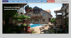 Desktop Screenshot of apartmanidojran.com